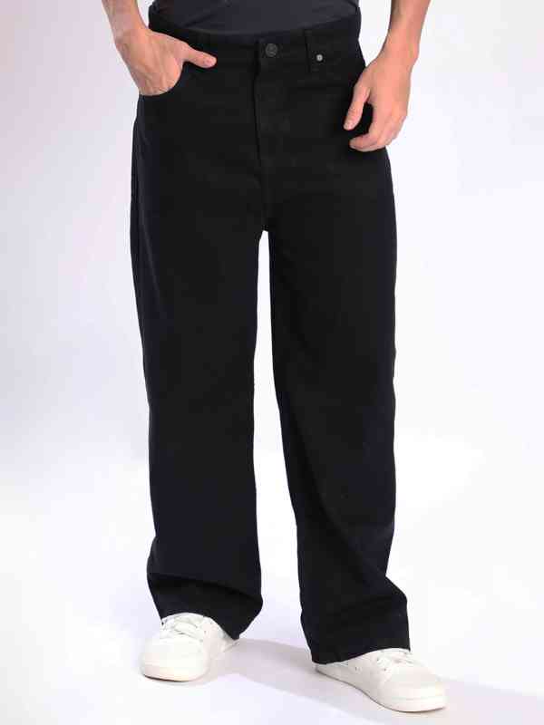 Men’s Relaxed Fit White Casual Jeans